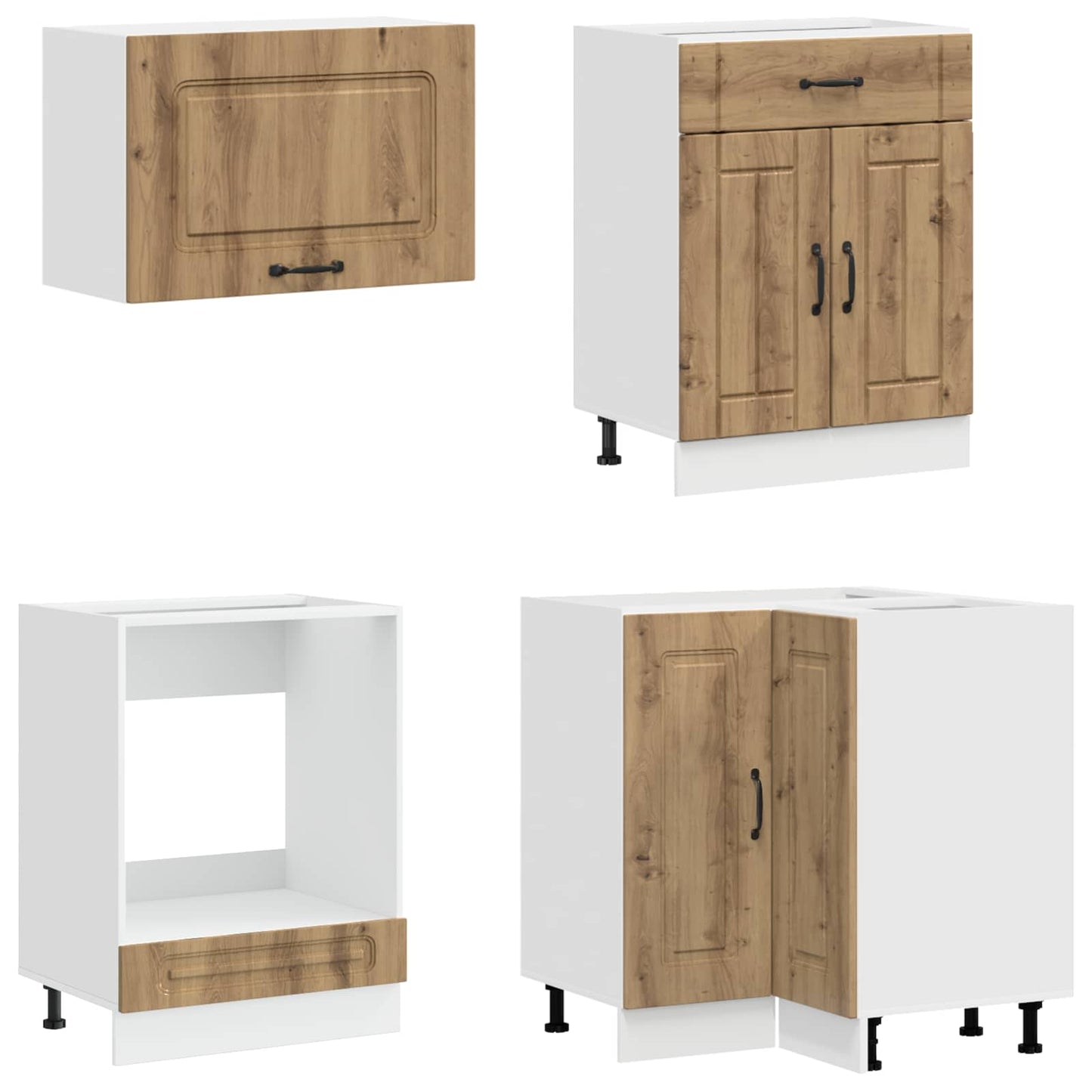 Kitchen Unit KALMAR 8 pcs Artisan Oak Engineered Wood