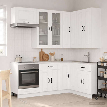 Kitchen Unit KALMAR 8 pcs White Engineered Wood