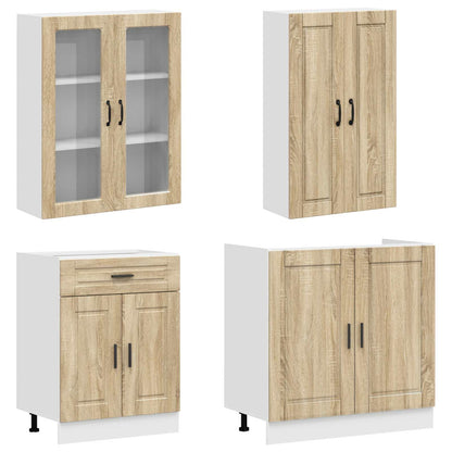 Kitchen Unit PORTO 8 pcs Sonoma Oak Engineered Wood