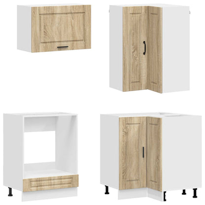 Kitchen Unit PORTO 8 pcs Sonoma Oak Engineered Wood
