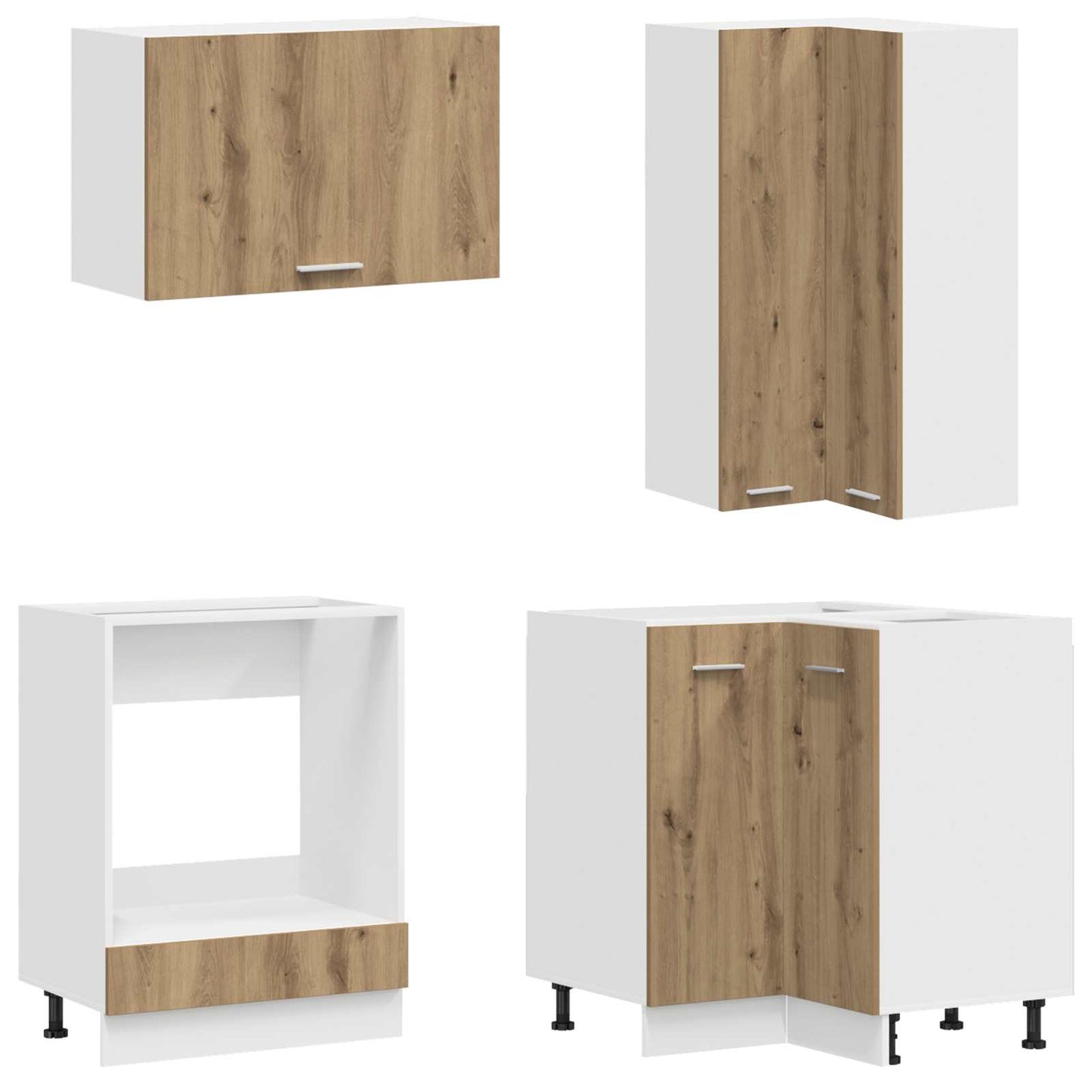 Kitchen Unit LYON 8 pcs Artisan Oak Engineered Wood