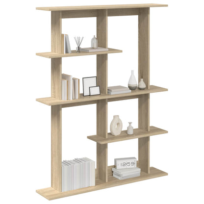 Wall Shelf Sonoma Oak 102 x 20 x 130 cm Engineered Wood