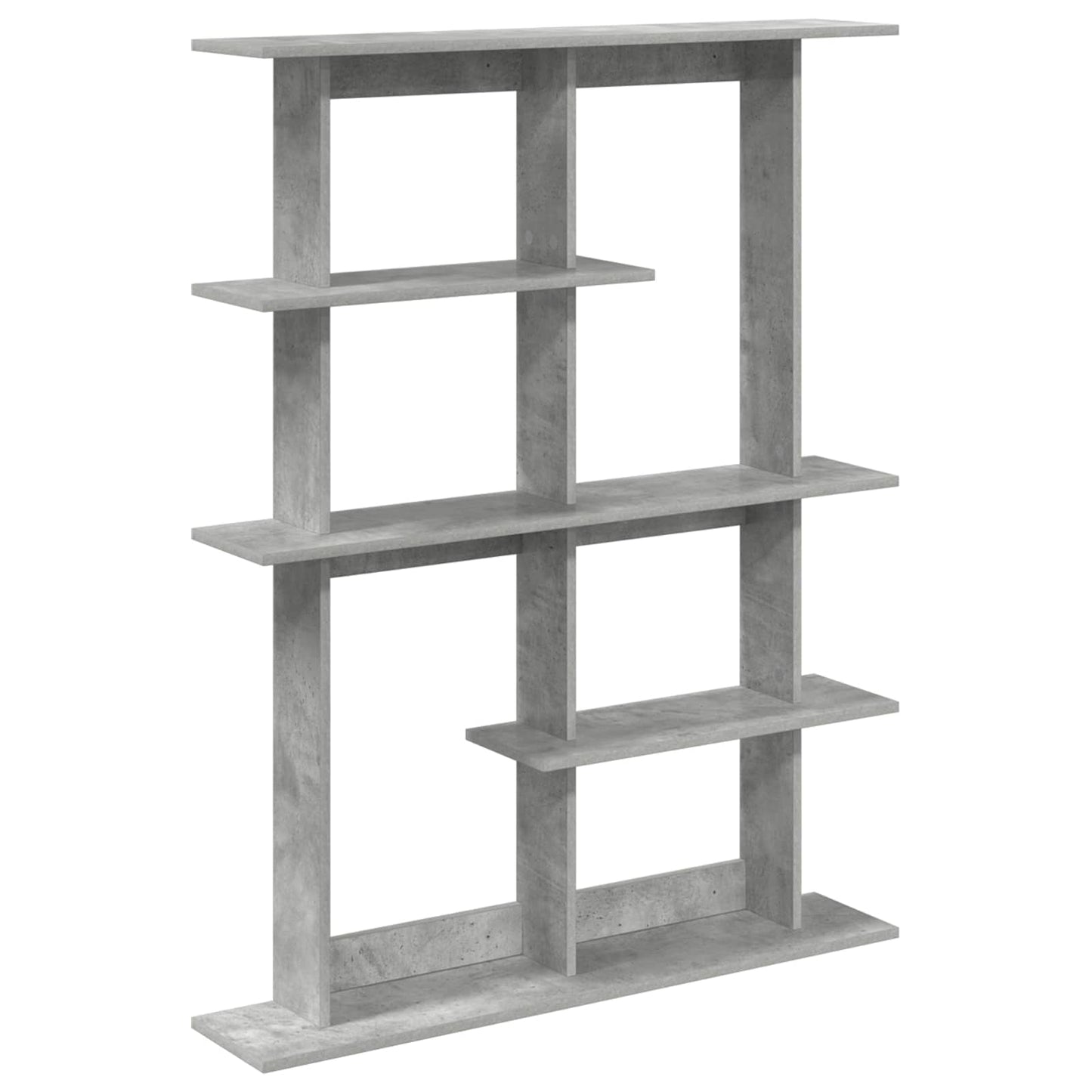 Wall Shelf Concrete Grey 102 x 20 x 130 cm Engineered Wood