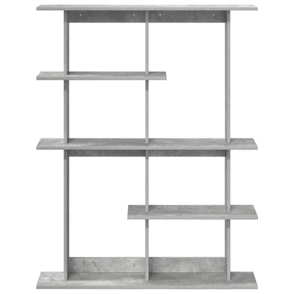 Wall Shelf Concrete Grey 102 x 20 x 130 cm Engineered Wood
