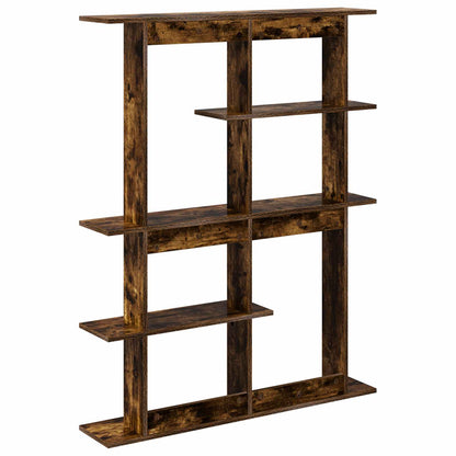 Wall Shelf Smoked Oak 102 x 20 x 130 cm Engineered Wood