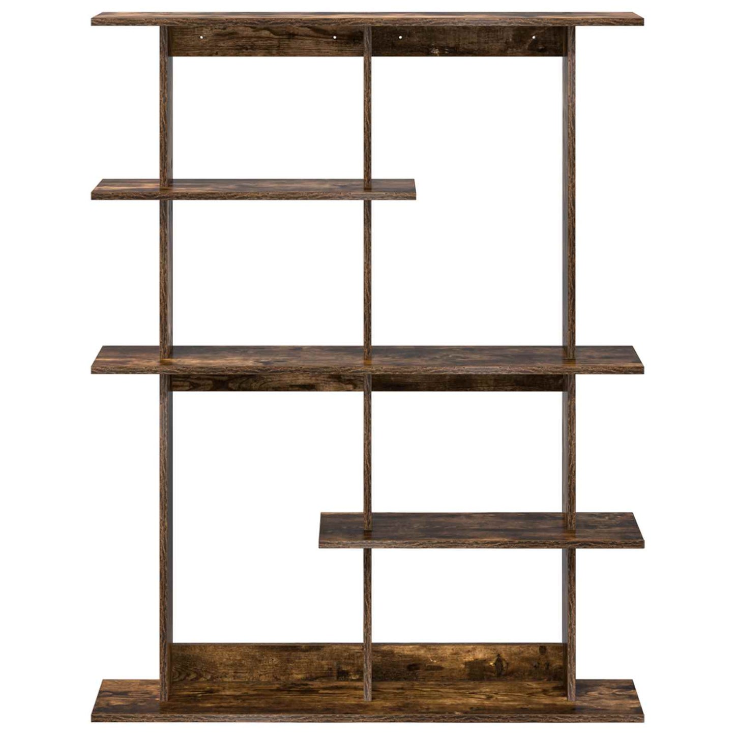 Wall Shelf Smoked Oak 102 x 20 x 130 cm Engineered Wood