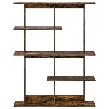 Wall Shelf Smoked Oak 102 x 20 x 130 cm Engineered Wood