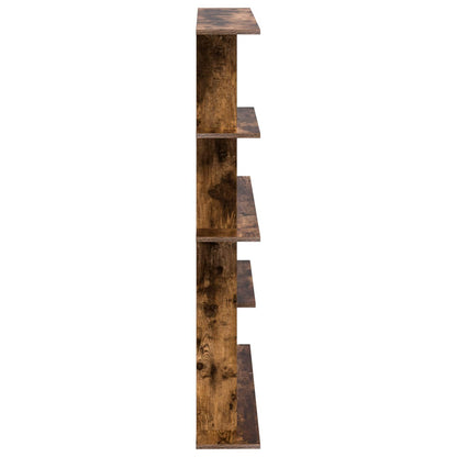 Wall Shelf Smoked Oak 102 x 20 x 130 cm Engineered Wood