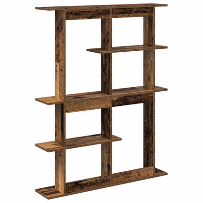 Wall Shelf Old Wood 102 x 20 x 130 cm Engineered Wood