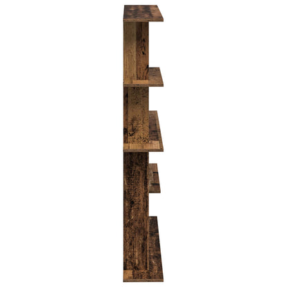 Wall Shelf Old Wood 102 x 20 x 130 cm Engineered Wood