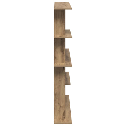 Wall Shelf Artisan Oak 102 x 20 x 130 cm Engineered Wood