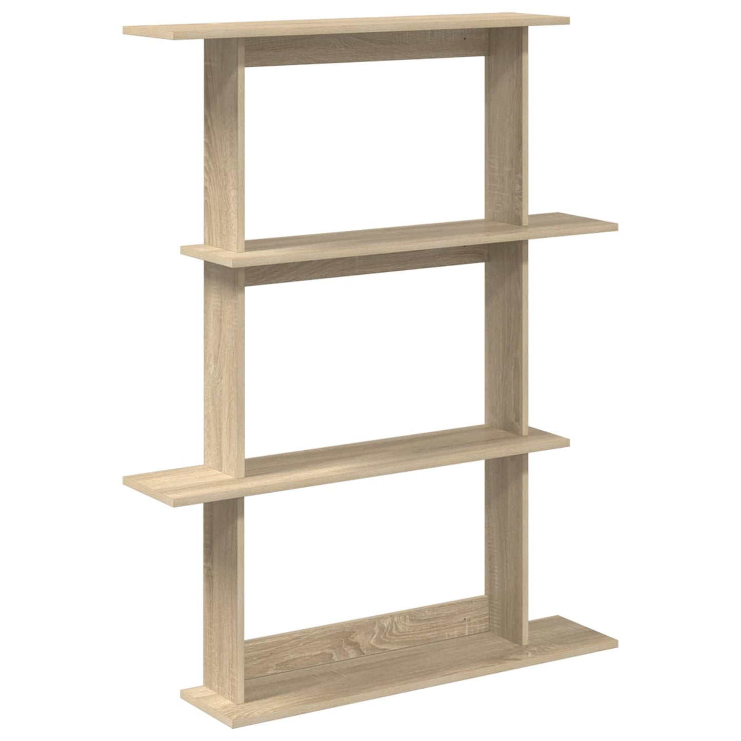 Wall Shelf Sonoma Oak 100 x 20 x 126 cm Engineered Wood
