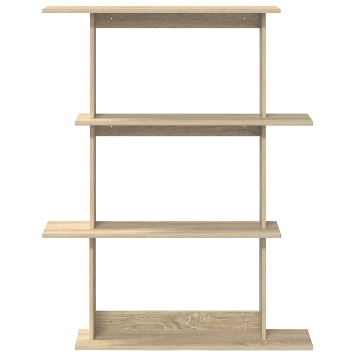 Wall Shelf Sonoma Oak 100 x 20 x 126 cm Engineered Wood