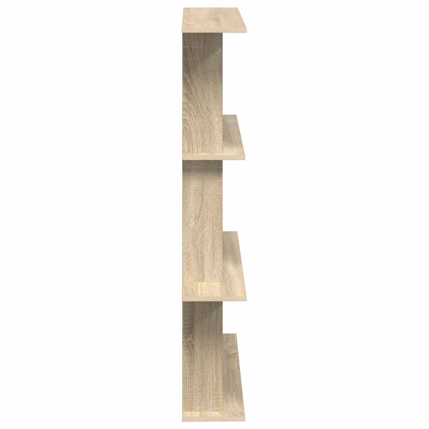Wall Shelf Sonoma Oak 100 x 20 x 126 cm Engineered Wood