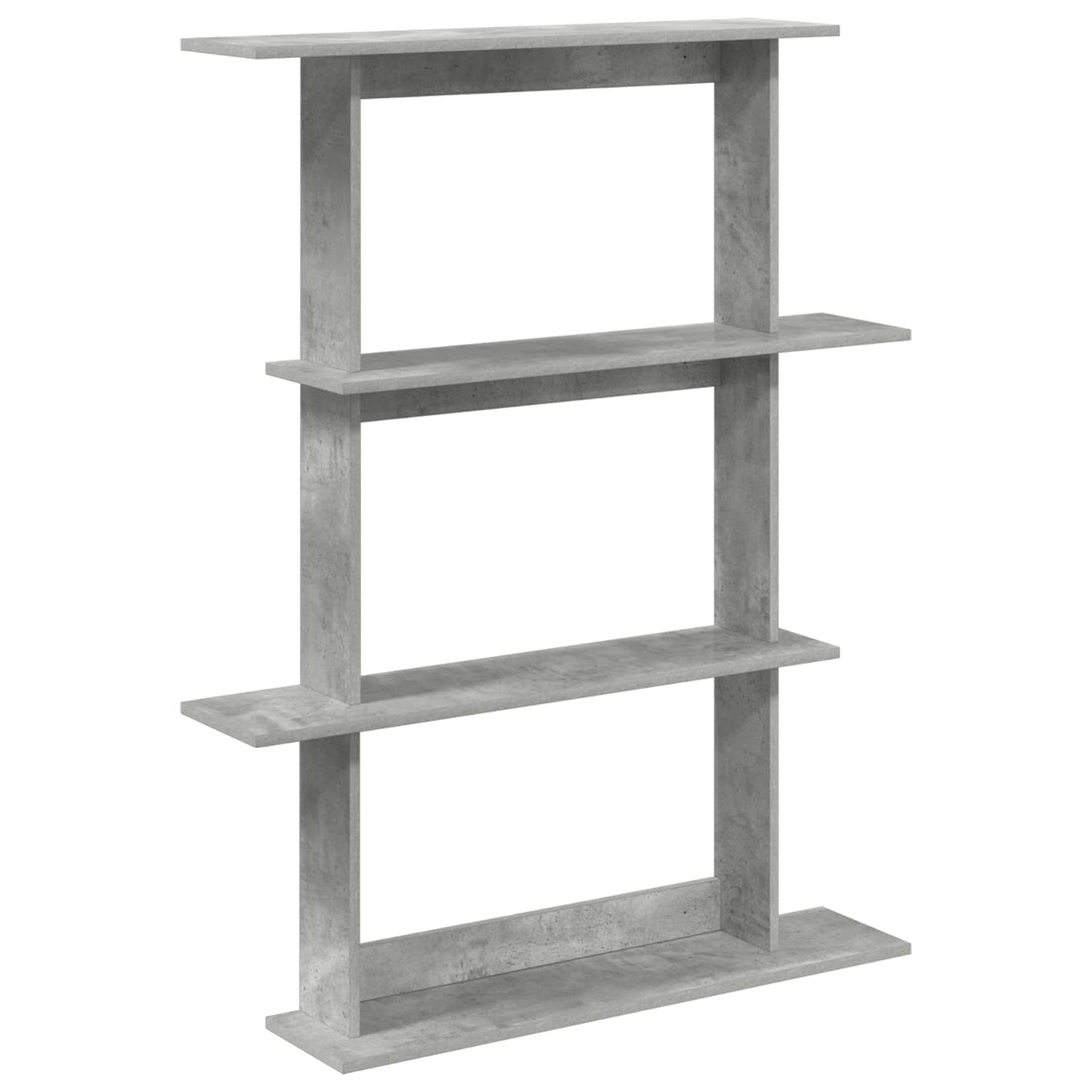 Wall Shelf Concrete Grey 100 x 20 x 126 cm Engineered Wood