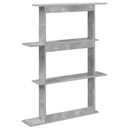 Wall Shelf Concrete Grey 100 x 20 x 126 cm Engineered Wood