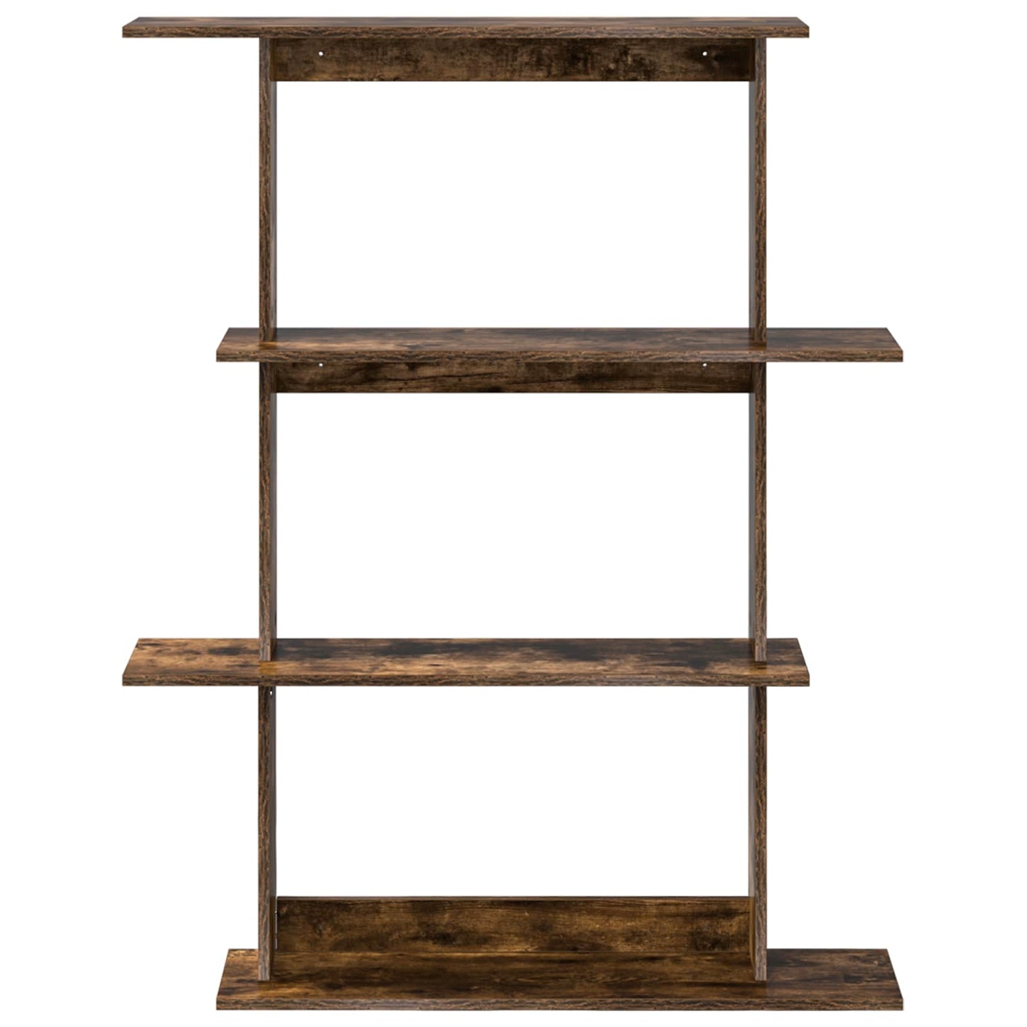 Wall Shelf Smoked Oak 100 x 20 x 126 cm Engineered Wood
