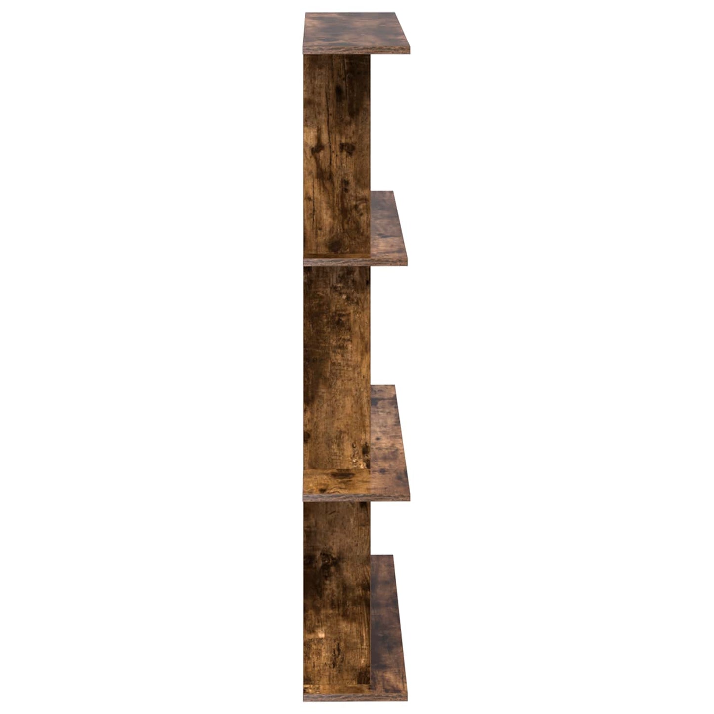 Wall Shelf Smoked Oak 100 x 20 x 126 cm Engineered Wood