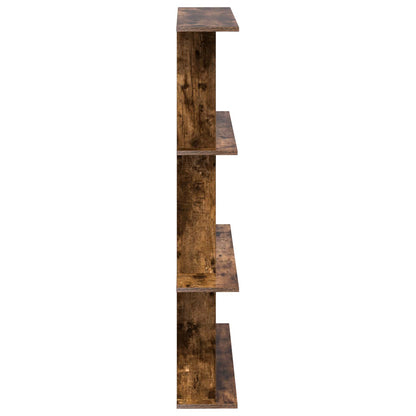 Wall Shelf Smoked Oak 100 x 20 x 126 cm Engineered Wood