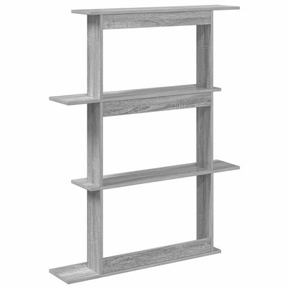 Wall Shelf Grey Sonoma 100 x 20 x 126 cm Engineered Wood