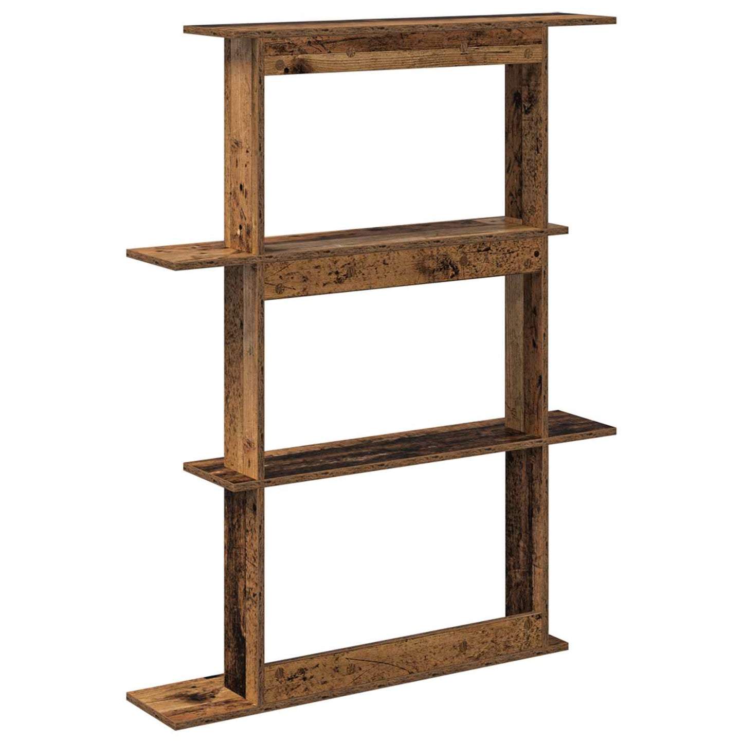 Wall Shelf Old Wood 100 x 20 x 126 cm Engineered Wood