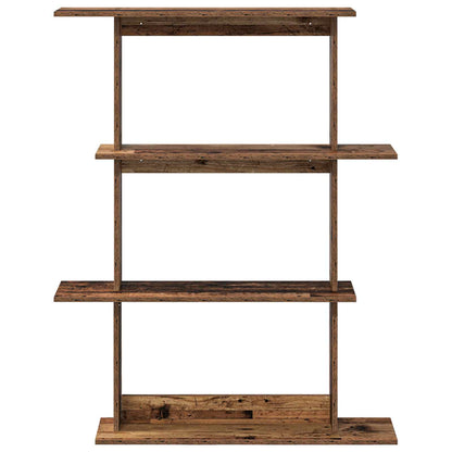 Wall Shelf Old Wood 100 x 20 x 126 cm Engineered Wood