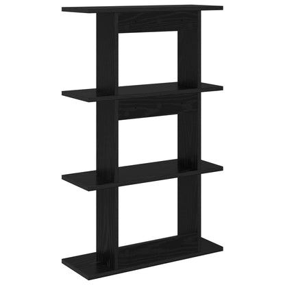 Wall Shelf Wall-Mounted Black Oak 56 x 20 x 90 cm