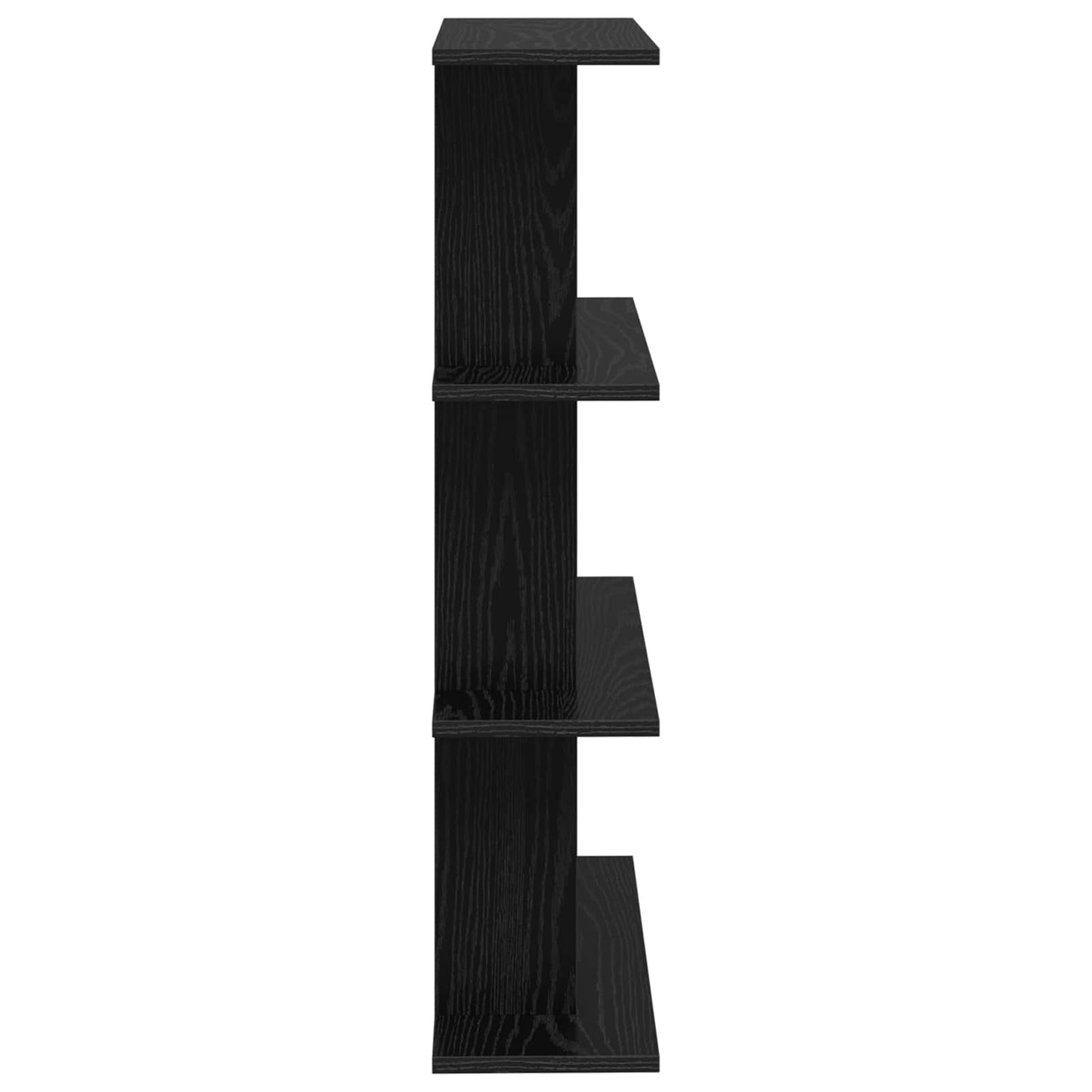Wall Shelf Wall-Mounted Black Oak 56 x 20 x 90 cm