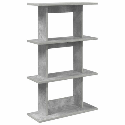 Wall Shelf Wall-Mounted Concrete Grey 56 x 20 x 90 cm