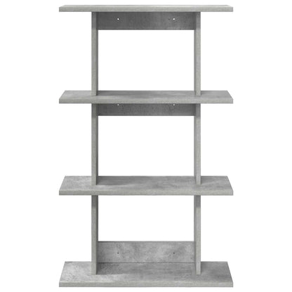 Wall Shelf Wall-Mounted Concrete Grey 56 x 20 x 90 cm