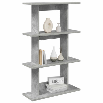 Wall Shelf Wall-Mounted Concrete Grey 56 x 20 x 90 cm
