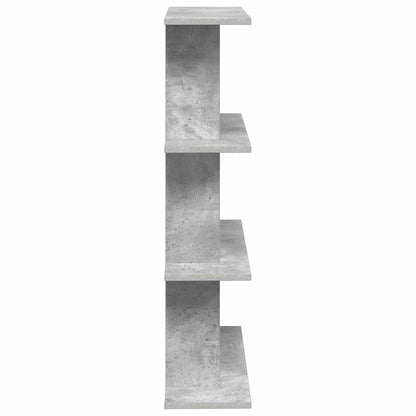 Wall Shelf Wall-Mounted Concrete Grey 56 x 20 x 90 cm