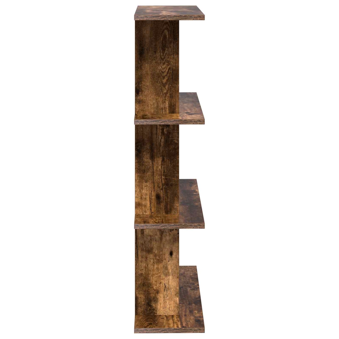 Wall Shelf Wall-Mounted Smoked Oak 56 x 20 x 90 cm