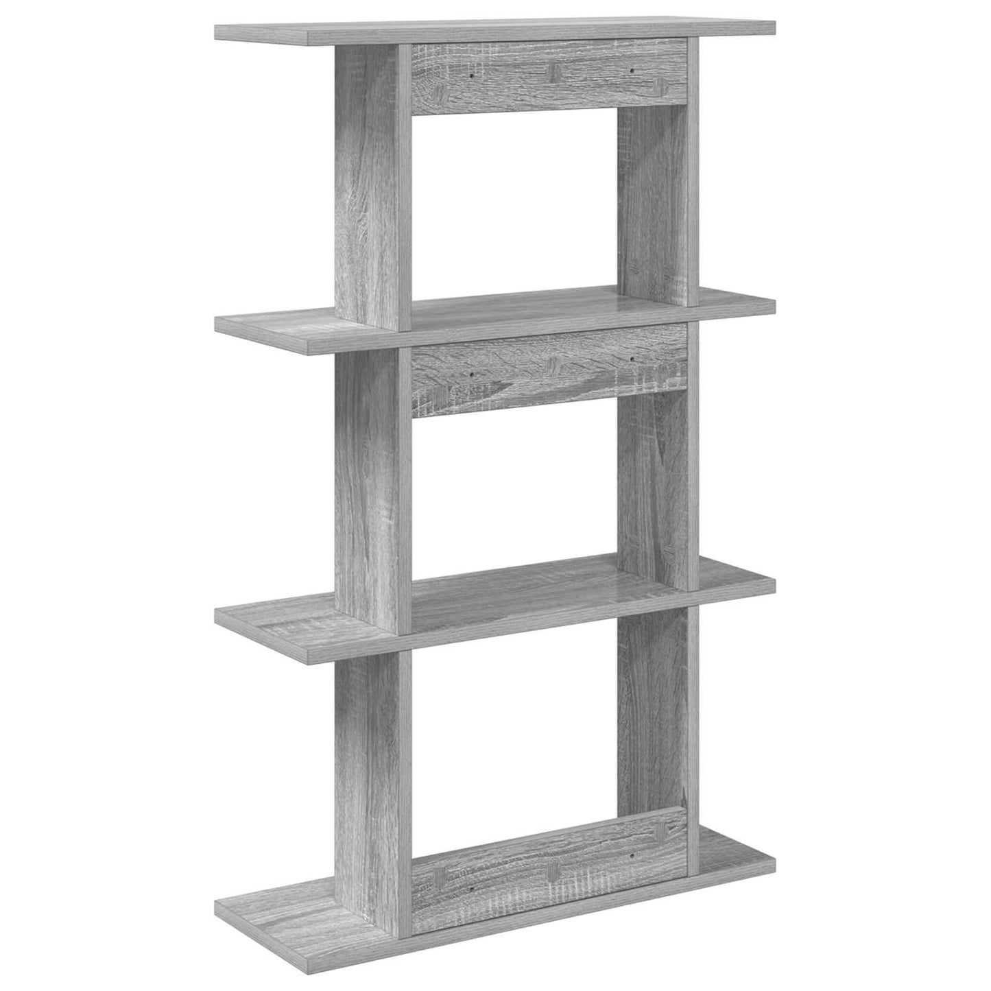 Wall Shelf Wall-Mounted Grey Sonoma 56 x 20 x 90 cm