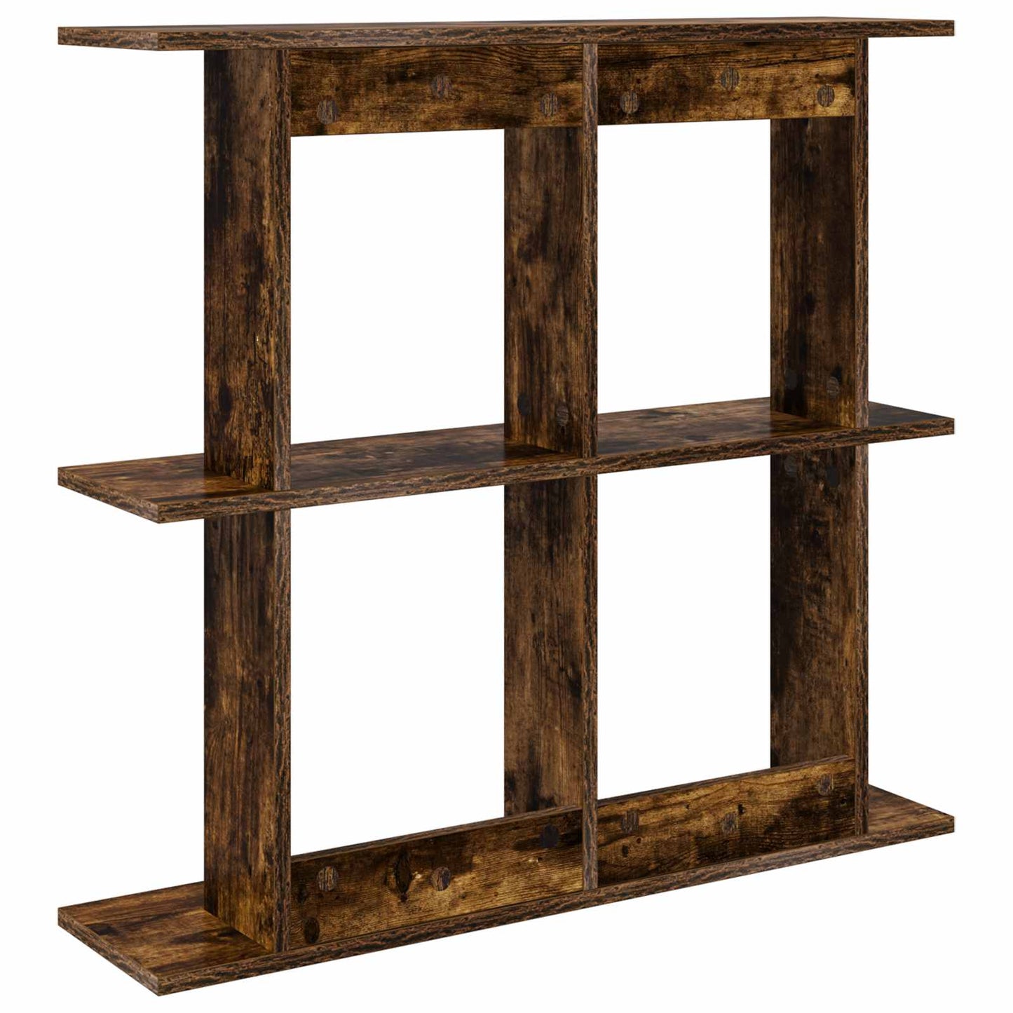 Wall Shelf Wall-Mounted Smoked Oak 80 x 20 x 75 cm