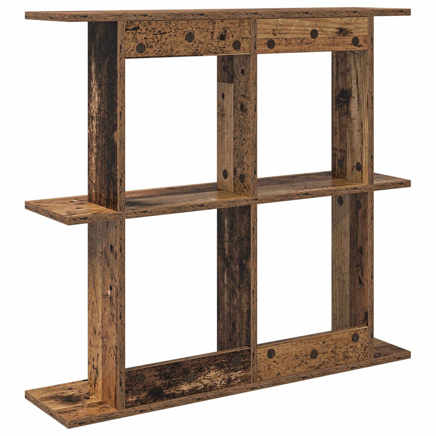 Wall Shelf Wall-Mounted Old Wood 80 x 20 x 75 cm