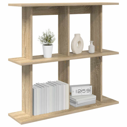 Wall Shelf Wall-Mounted Sonoma Oak 100 x 20 x 75 cm