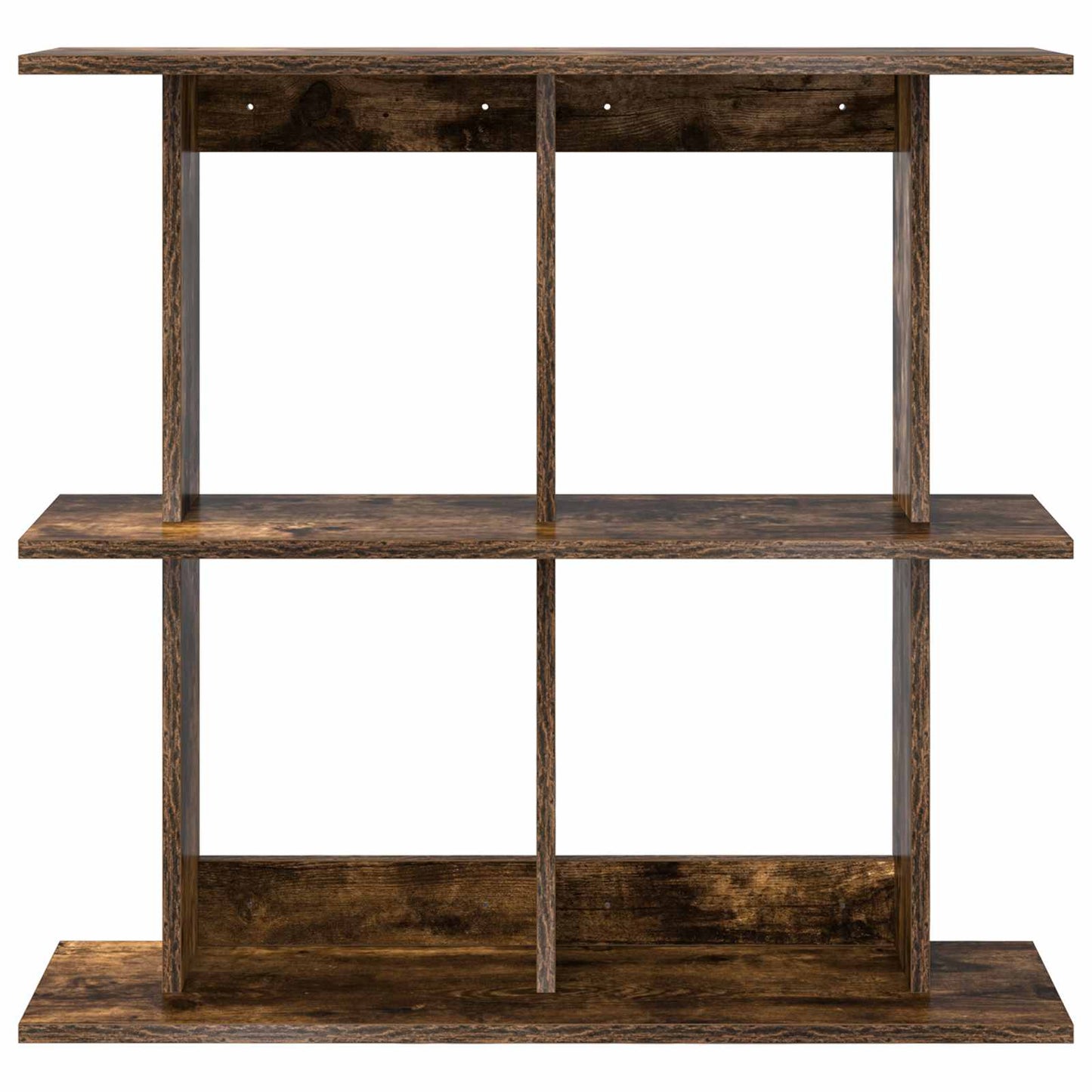 Wall Shelf Wall-Mounted Smoked Oak 100 x 20 x 75 cm