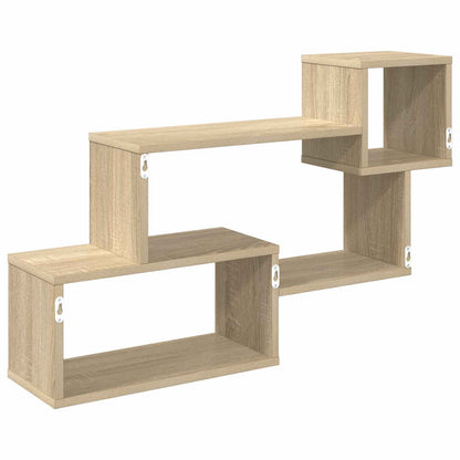 Floating Shelf Wall-Mounted Sonoma Oak 87 x 20 x 55 cm