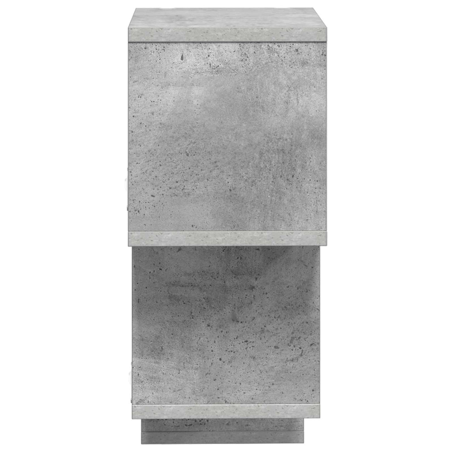 Floating Shelf Wall-Mounted Concrete Grey 87 x 20 x 55 cm