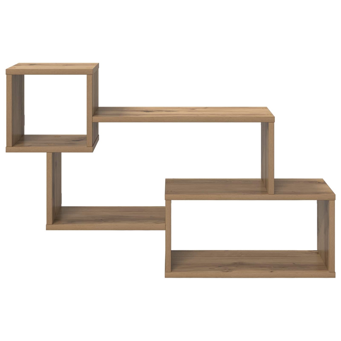 Floating Shelf Wall-Mounted Artisan Oak 87 x 20 x 55 cm