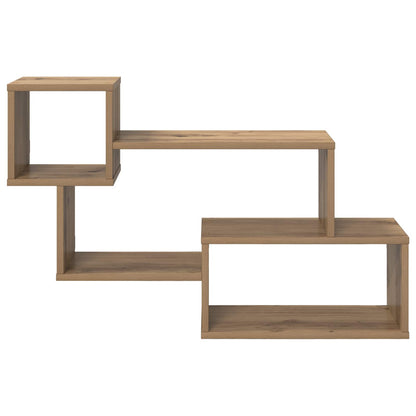 Floating Shelf Wall-Mounted Artisan Oak 87 x 20 x 55 cm