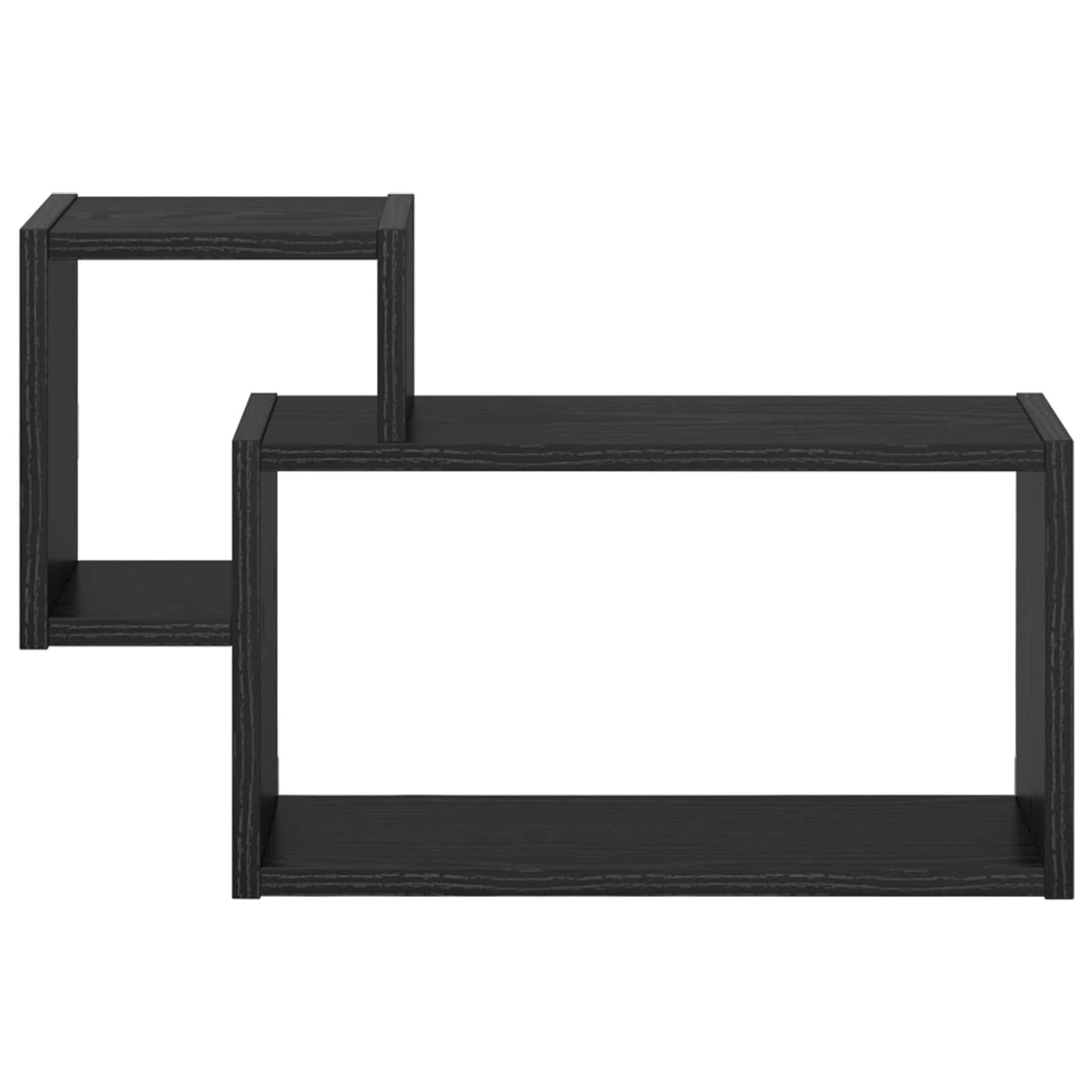 Wall Shelf Wall-Mounted Black Oak 55 x 15 x 35 cm