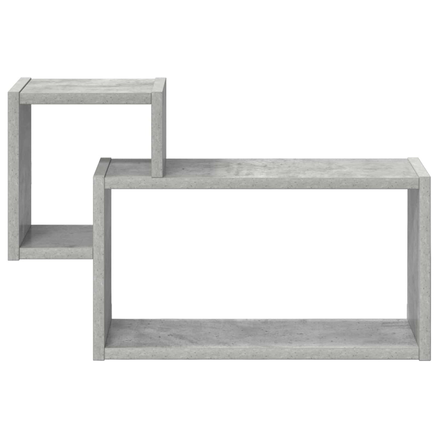 Wall Shelf Wall-Mounted Concrete Grey 55 x 15 x 35 cm
