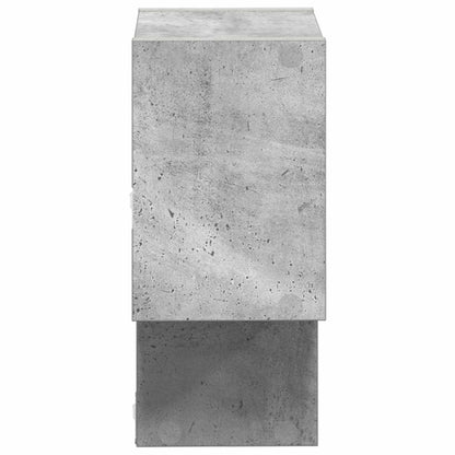 Wall Shelf Wall-Mounted Concrete Grey 55 x 15 x 35 cm