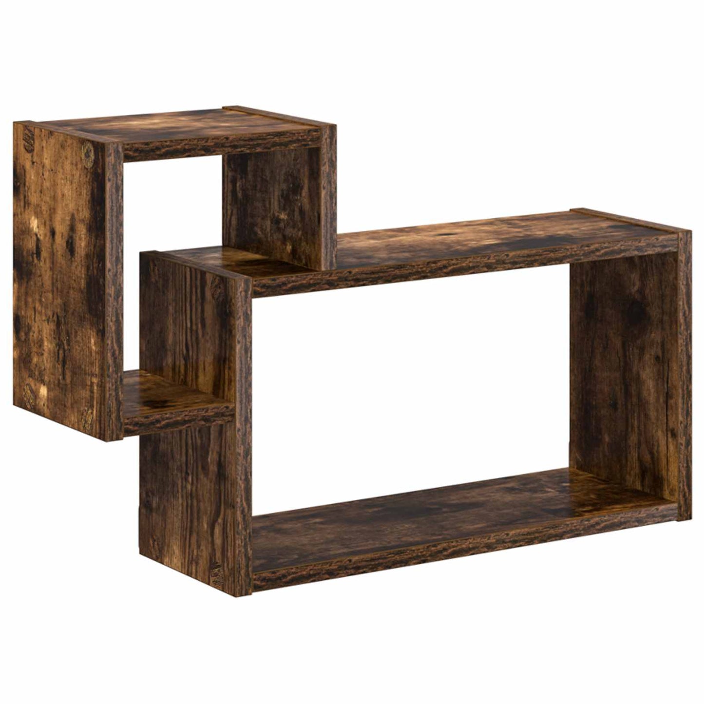 Wall Shelf Wall-Mounted Smoked Oak 55 x 15 x 35 cm