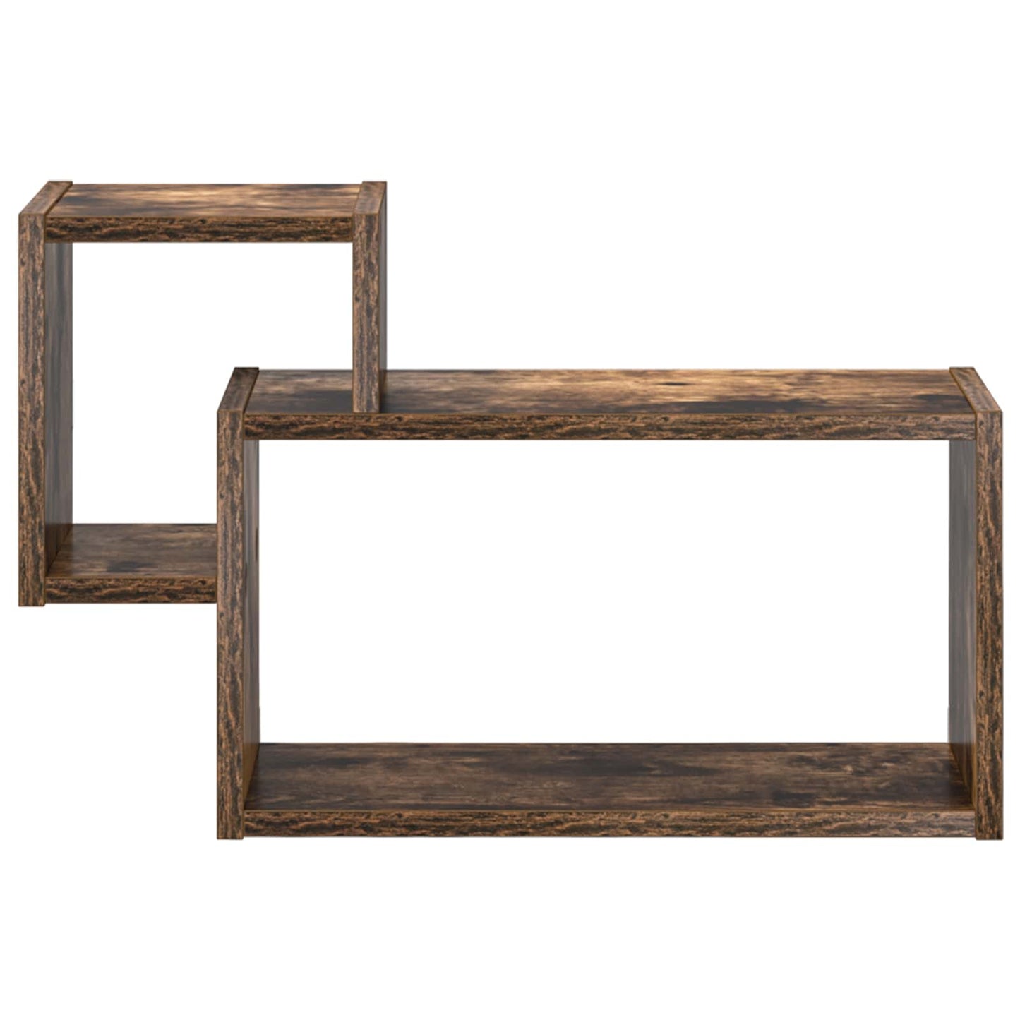 Wall Shelf Wall-Mounted Smoked Oak 55 x 15 x 35 cm