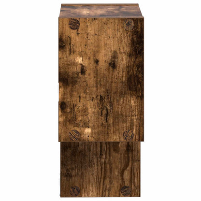 Wall Shelf Wall-Mounted Smoked Oak 55 x 15 x 35 cm