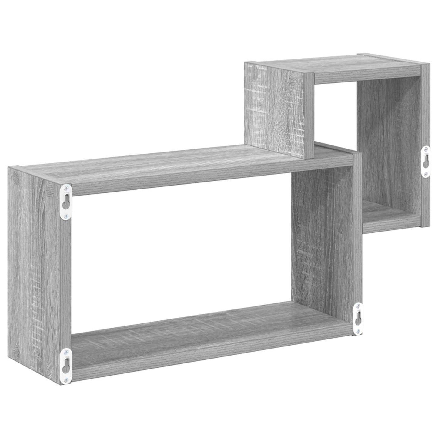 Wall Shelf Wall-Mounted Grey Sonoma 55 x 15 x 35 cm