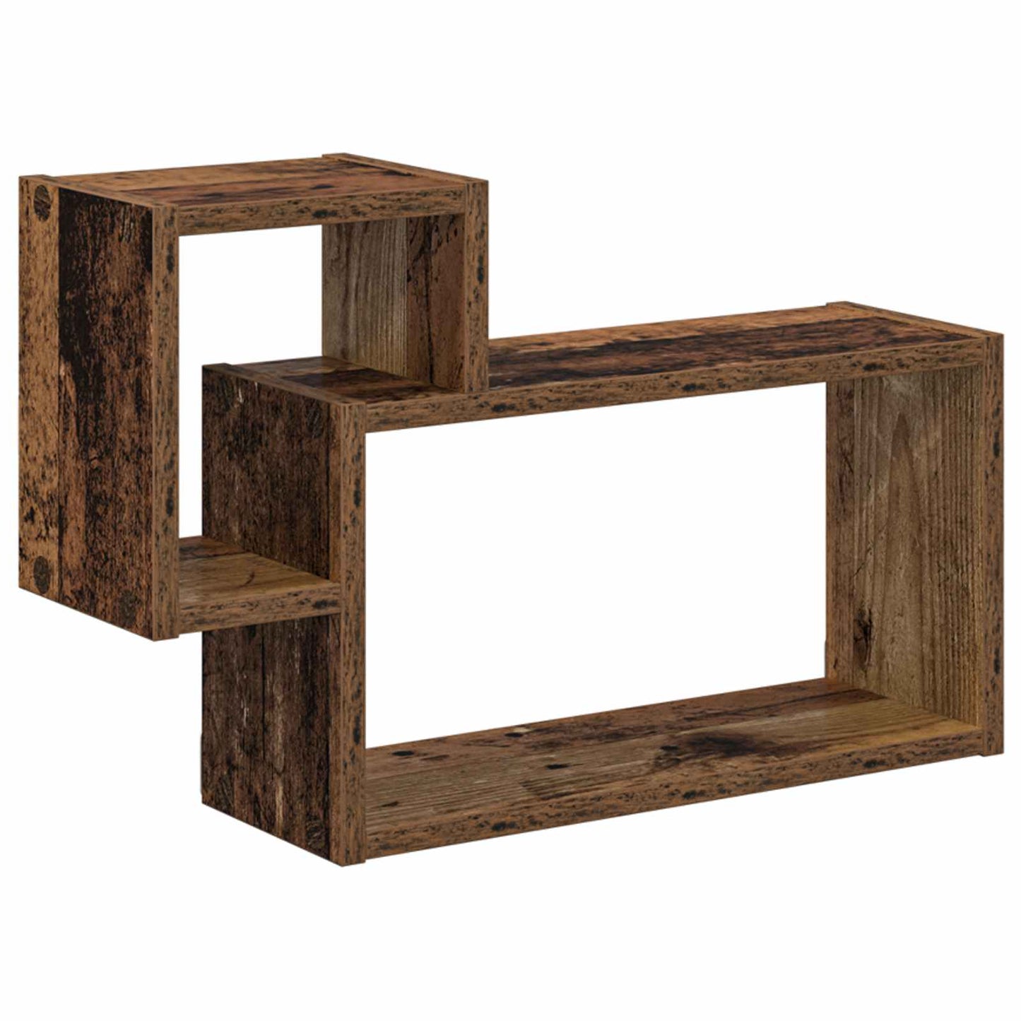 Wall Shelf Wall-Mounted Old Wood 55 x 15 x 35 cm
